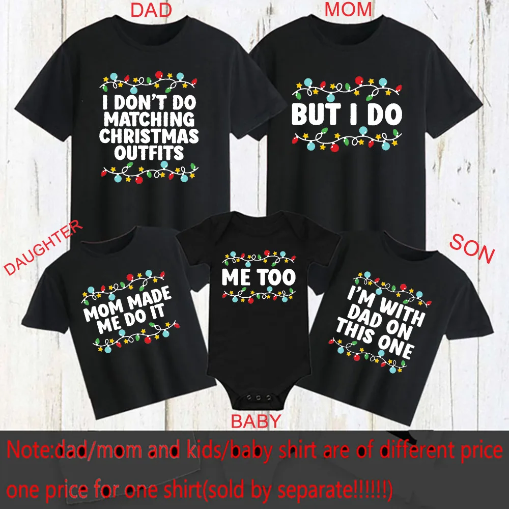 Camiseta navideña familiar divertida para adultos y niños - imagen 3