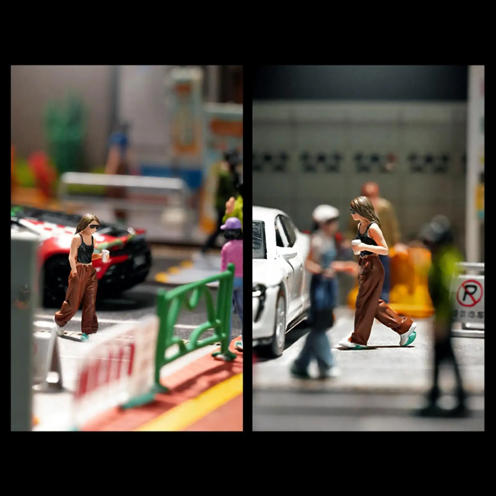 Figura de niña en miniatura, kit modelo resina para diorama - imagen 2