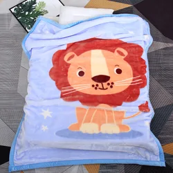 Manta de felpa doble capa para bebé – Invierno y siesta