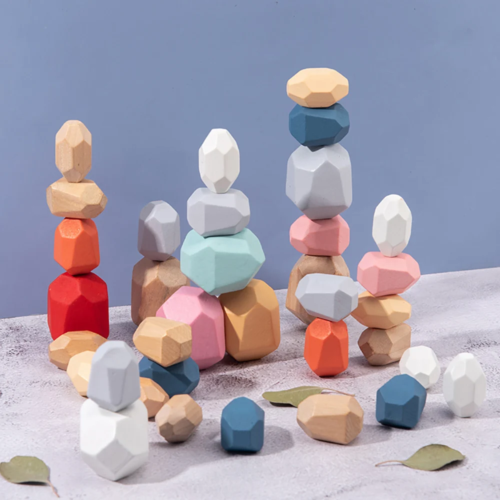 Juguetes Montessori sensoriales: bloques de clasificación en madera - imagen 3