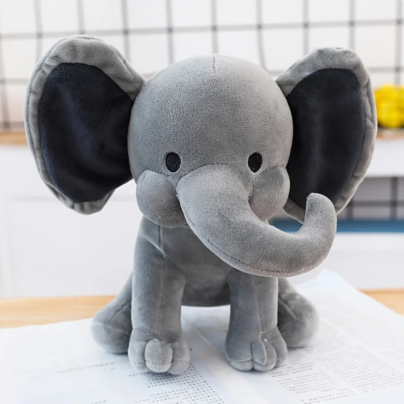 Elefante peluche vista frontal