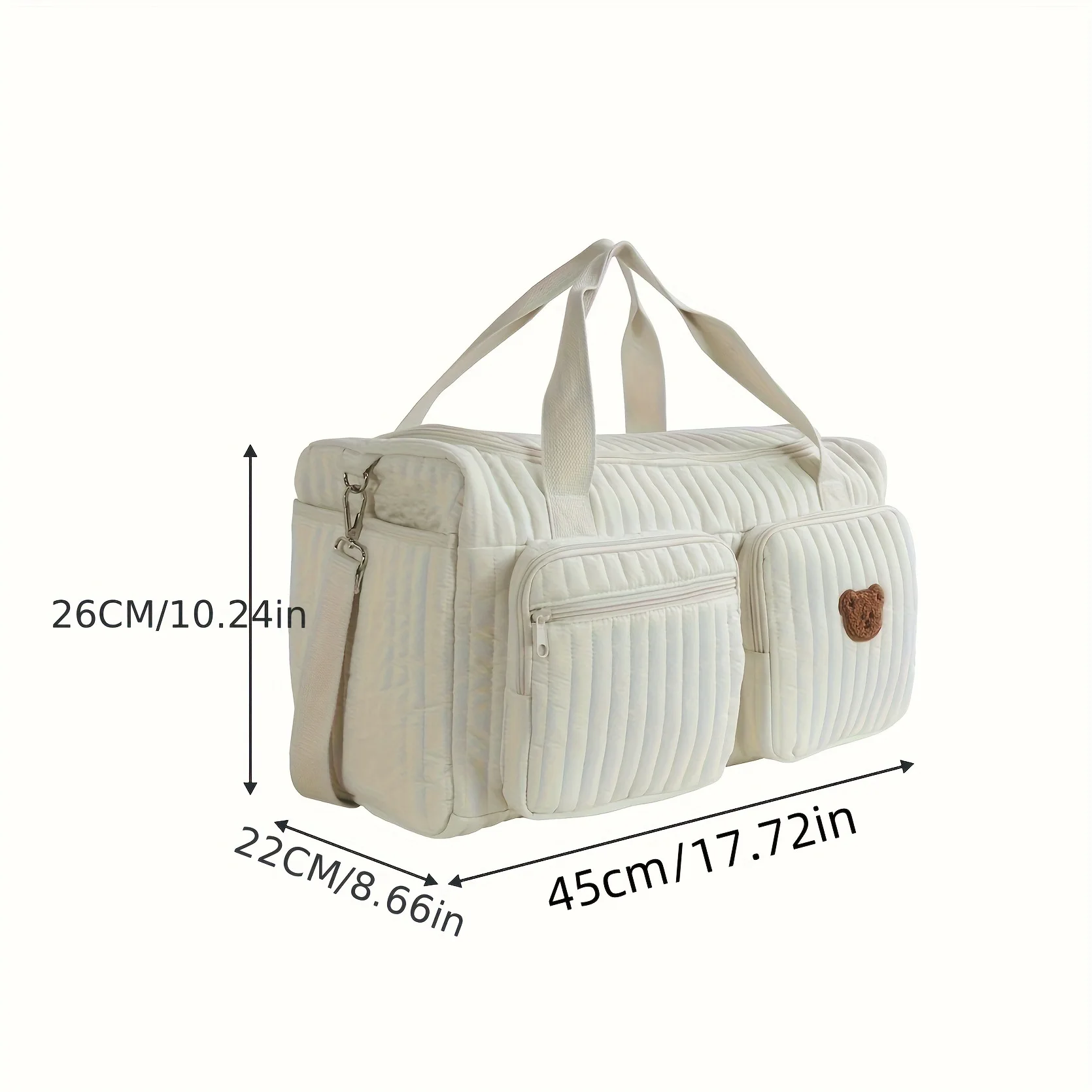 Bolsa de maternidad de gran capacidad vista general