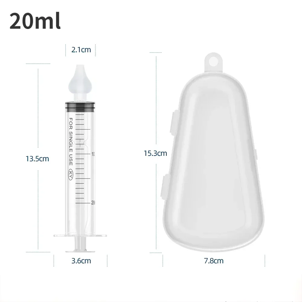 Silicona suave en el aspirador nasal infantil