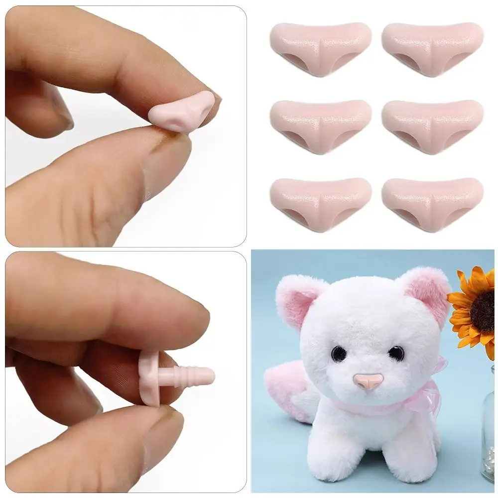 Narices triangulares plásticas para peluche de oso - uso seguro - imagen 2