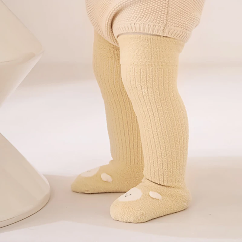 Calcetines de bebé largos antibacterianos elásticos, suaves y bonitos