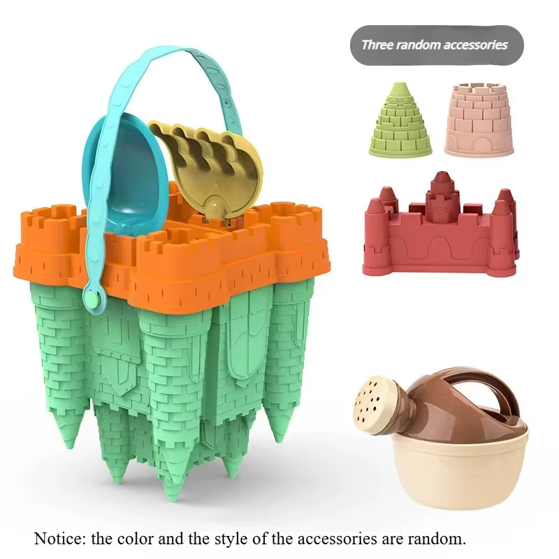Castillo de playa con juego de arena para niños - Juguetes exteriores