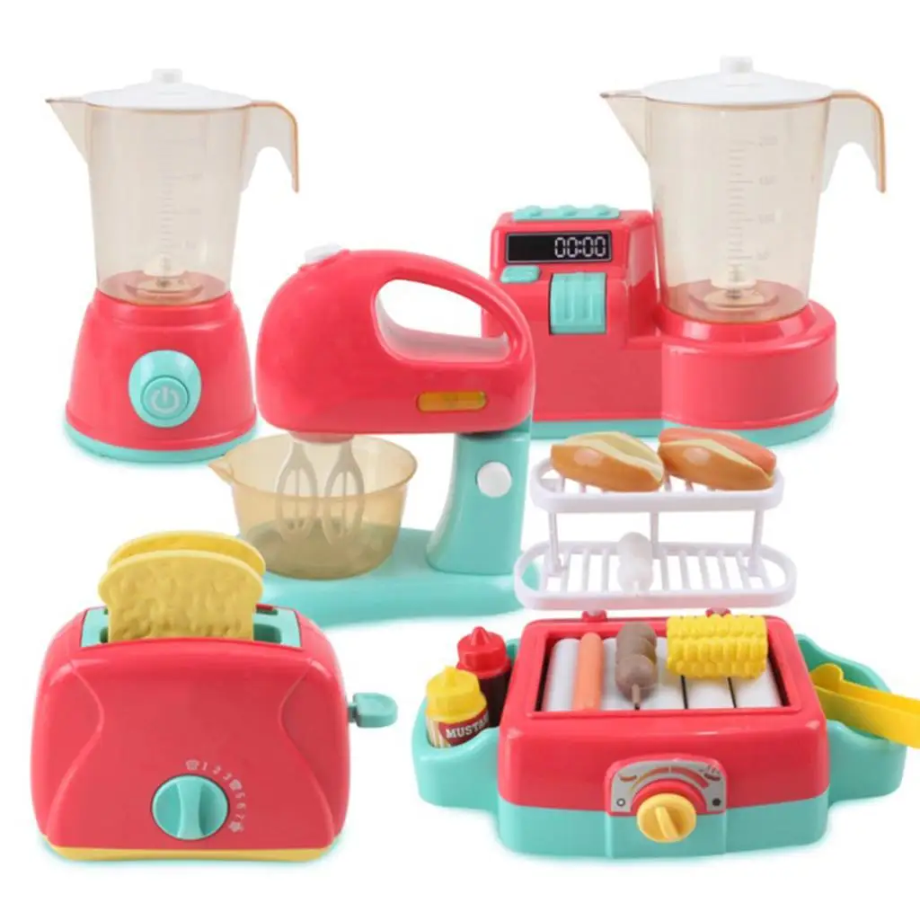Juguete de cocina infantil con mini batidora de imitación