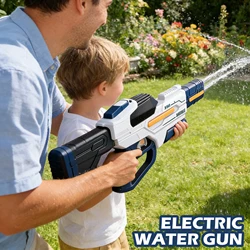 Pistola de agua eléctrica con chorro continuo automática para piscina