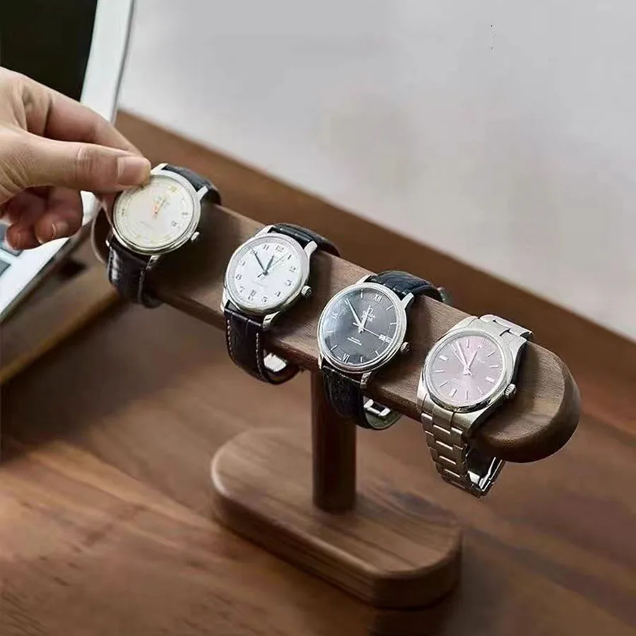 Organizador de pulsera y reloj infantil en madera de nogal - imagen 4