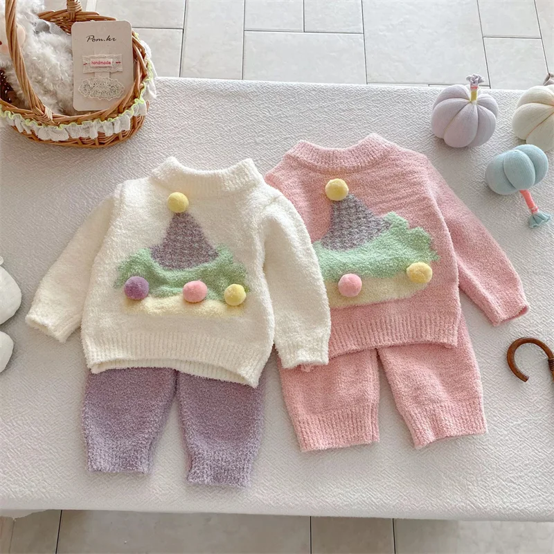 Pantalones bonitos para niña en conjunto