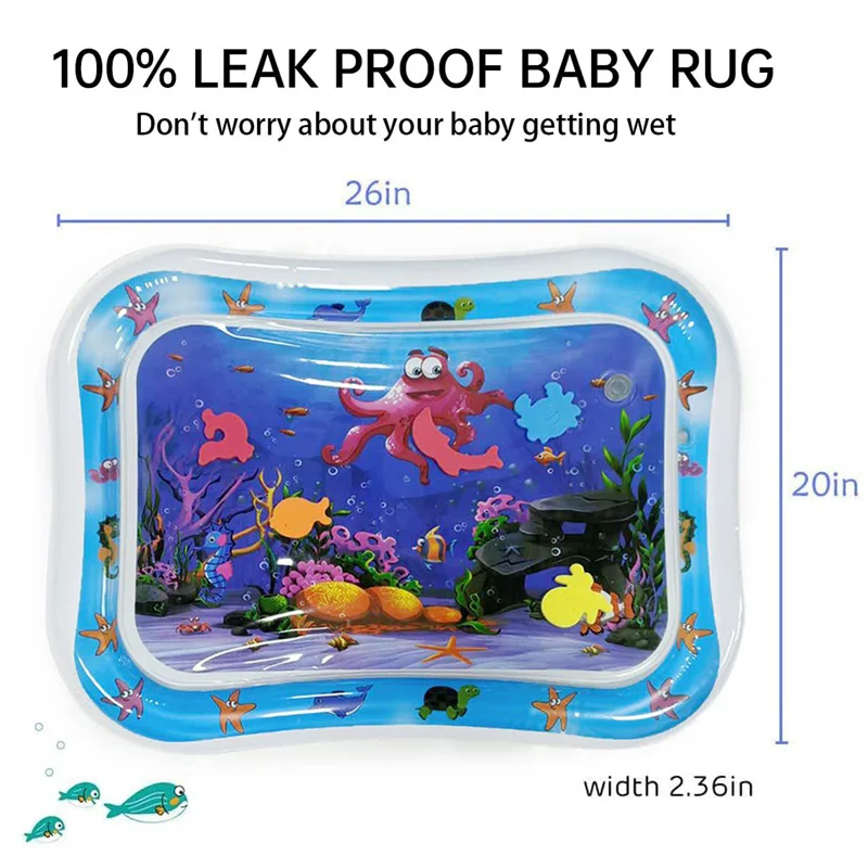 Estera de juego inflable con agua para bebé – Desarrollo temprano - imagen 5