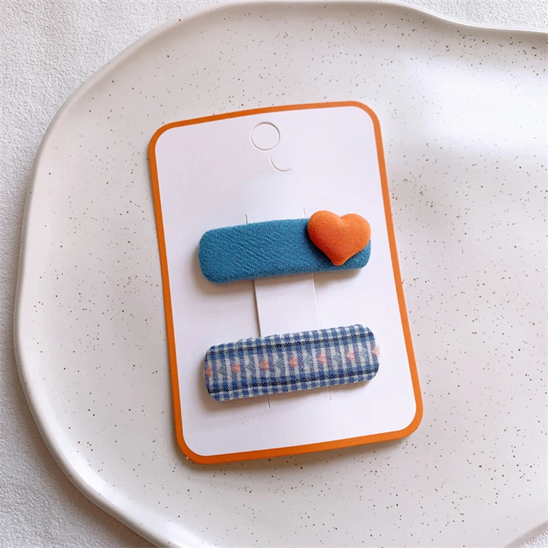 Horquillas para el pelo infantil de niña con diseño corazón - imagen 4