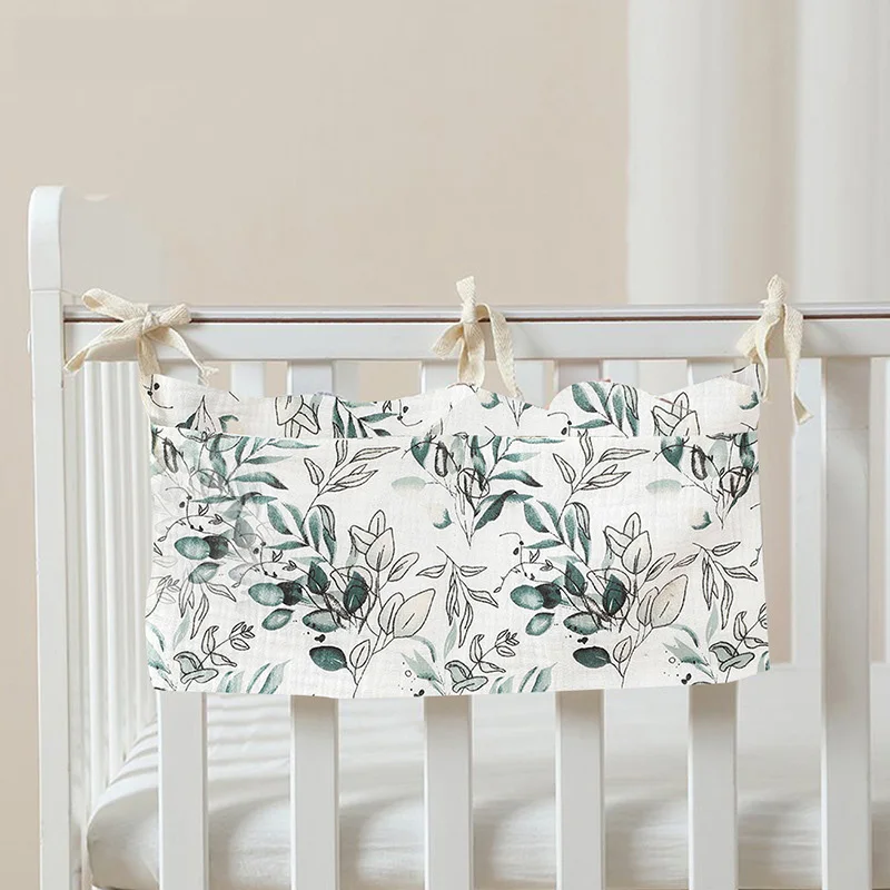 Organizador colgante para cuna – Bolsillos para pañales y juguetes - imagen 3