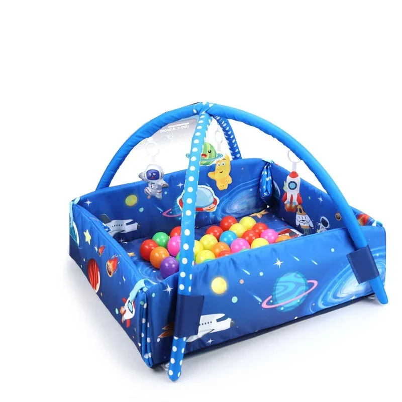 Alfombra de actividades para bebés con gimnasio y regalo - imagen 2