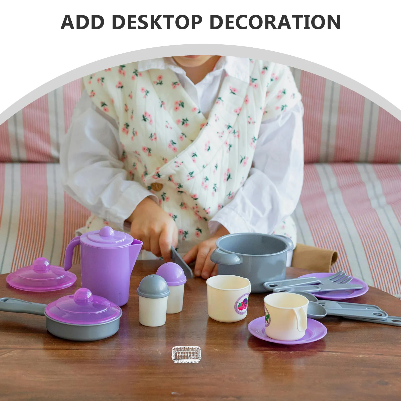 Escurridor de platos para muñecas realista, accesorio cocina - imagen 4