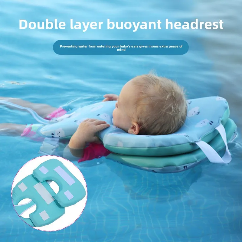 Aro de natación salvavidas para bebé doble capa flotante - imagen 3