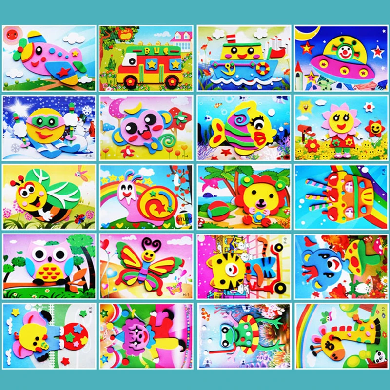 Pegatinas infantiles EVA 3D de espuma, surtido de festivales - imagen 5