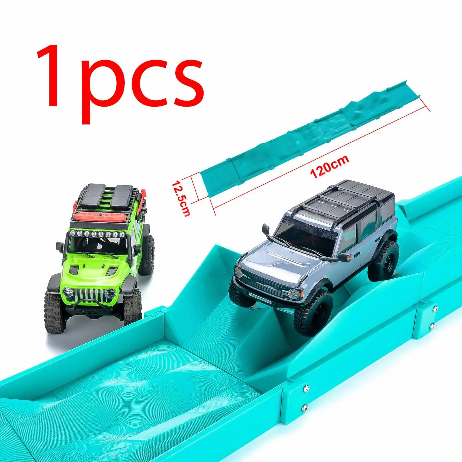 Accesorio de circuito Puente RC trapezoidal para coches escalada - imagen 2