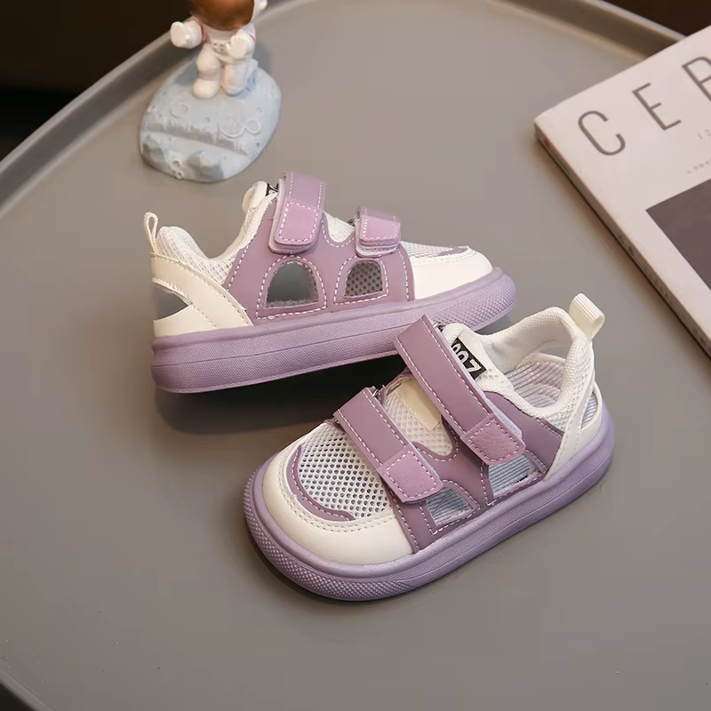 Zapatillas caladas de malla transpirables para niño y niña verano - imagen 5