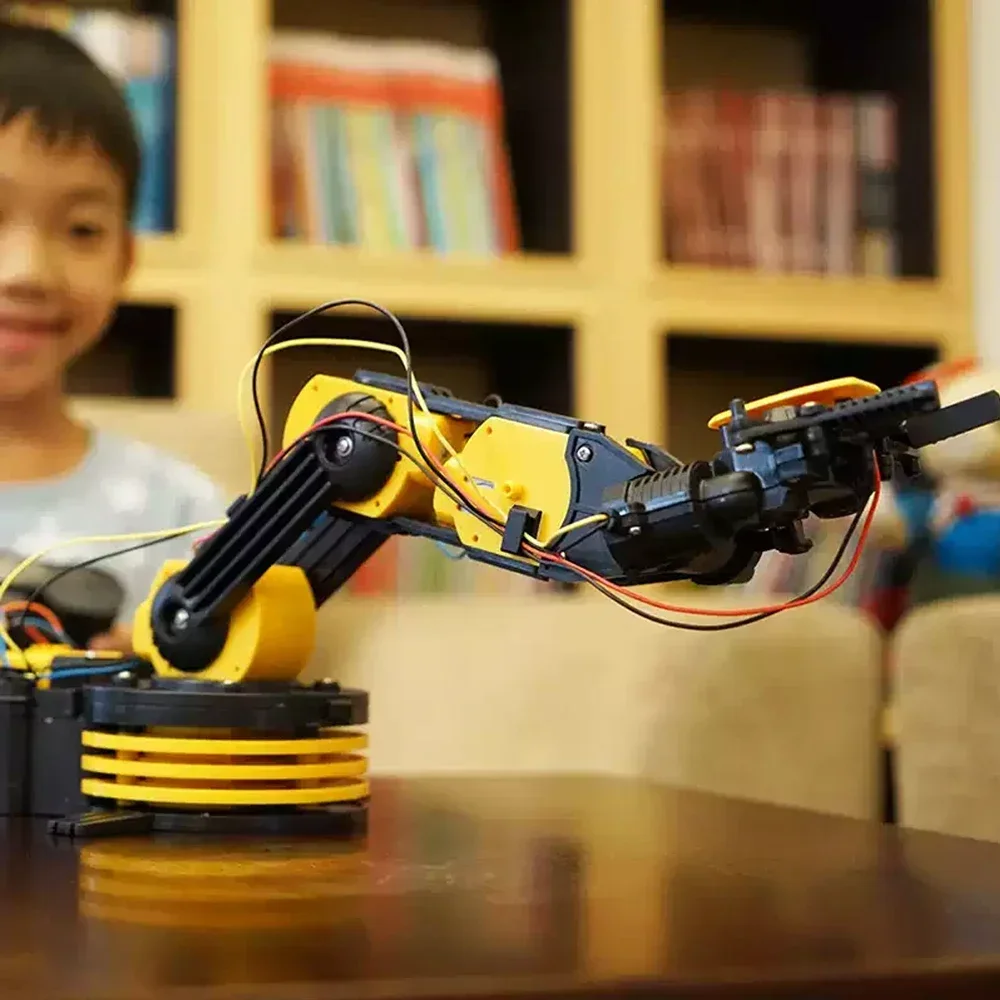 Kit de ciencia con brazo robótico controlado por cable para niños - imagen 4