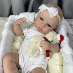 Muñeca Reborn LouLou 50cm – Piel 3D realista para colección