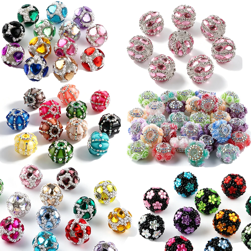 Abalorios de acrílico con diamantes de imitación para manualidades - imagen 5
