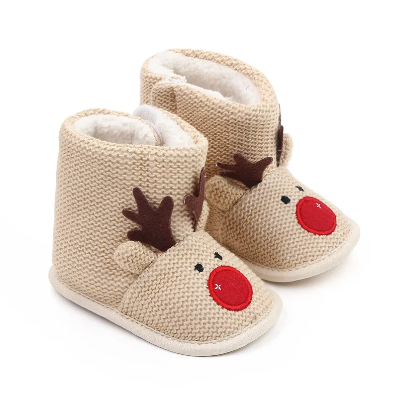 Botas de bebé antideslizantes cálidas para primeros pasos en invierno - imagen 3