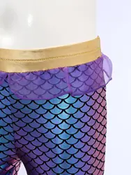 Disfraz de sirena rey de los mares para niños con escamas brillantes