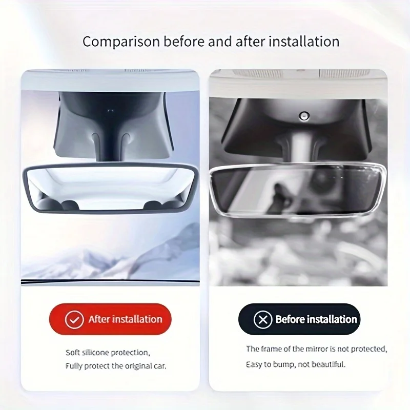 Protector de silicona anticolisión para espejo retrovisor del coche - imagen 2