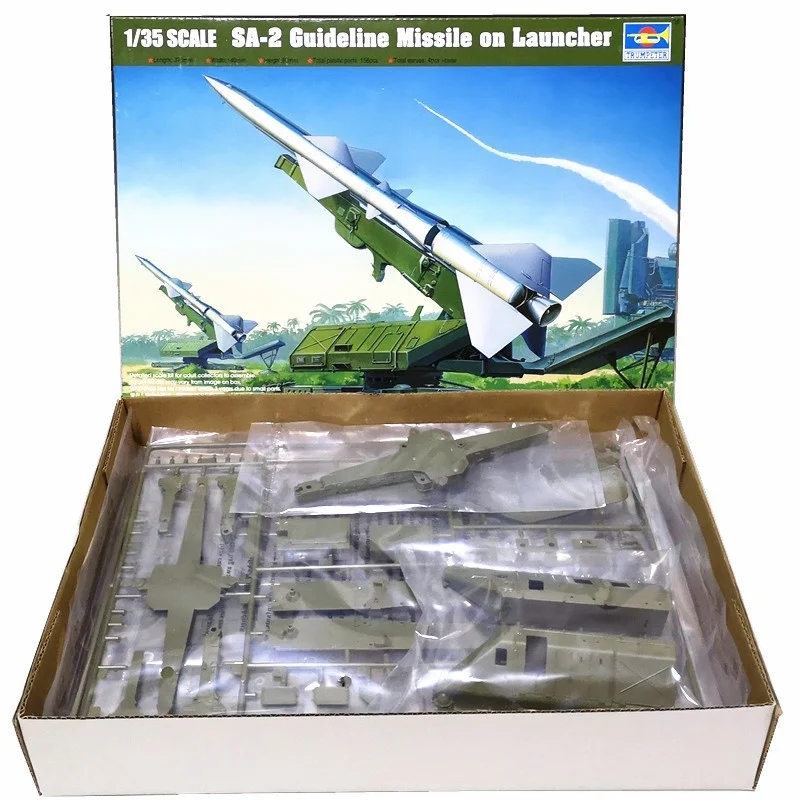 Kit de maqueta del misil SA-2 Guideline Trumpeter para montaje - imagen 2