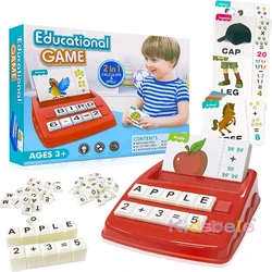 Juguetes educativos de letras, números y colores para aprender lectura