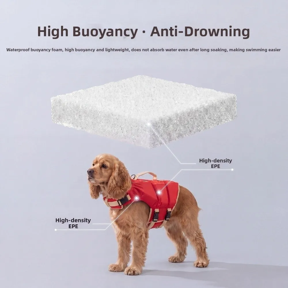 Chaleco salvavidas impermeable para perros con alta flotabilidad - imagen 2