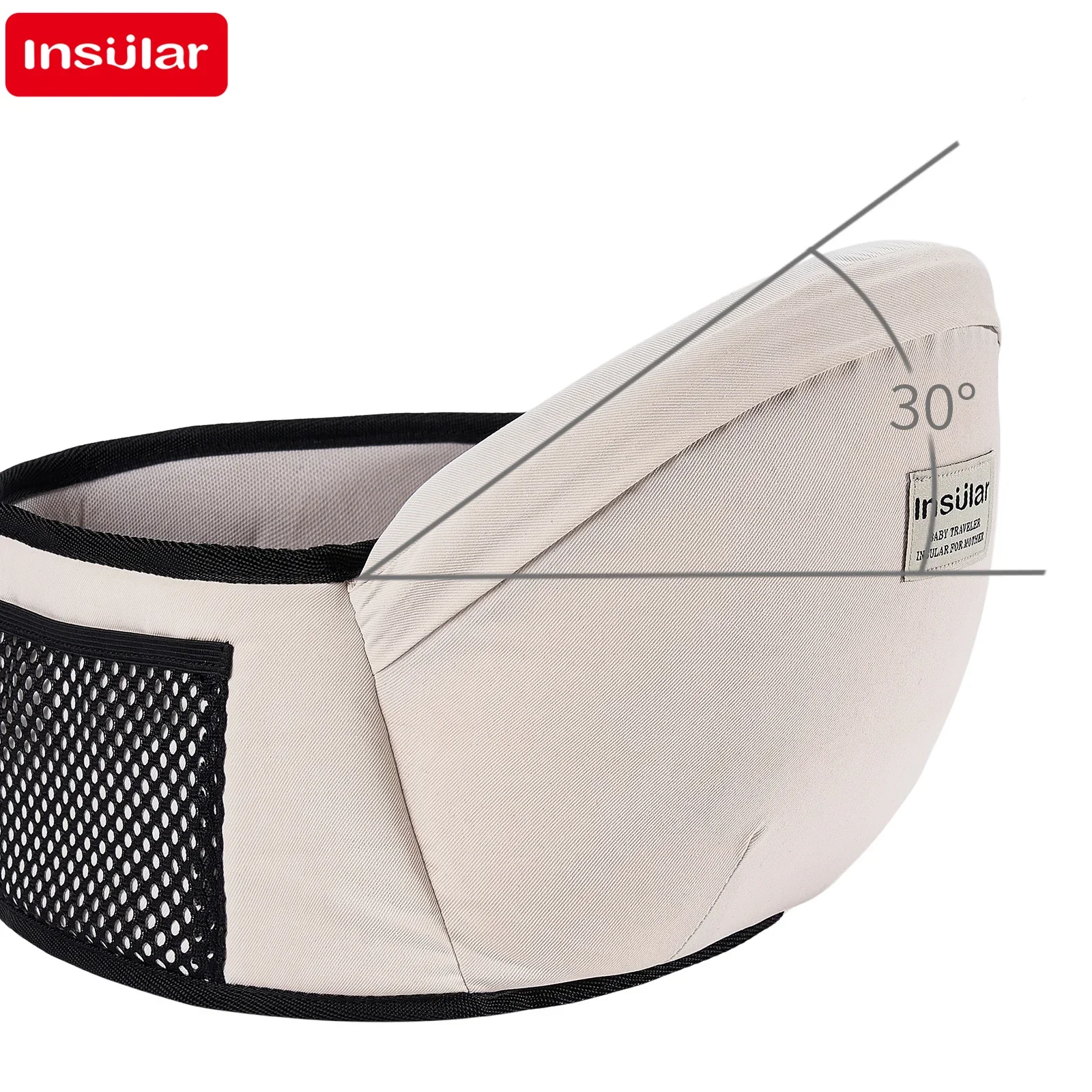 Portabebés ergonómico acolchado para bebé - imagen 4