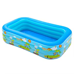 Piscina hinchable para bebé con estampado de animales - 130 cm