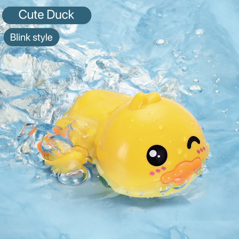 Patito de baño interactivo para bebé – Flotador suave para baño