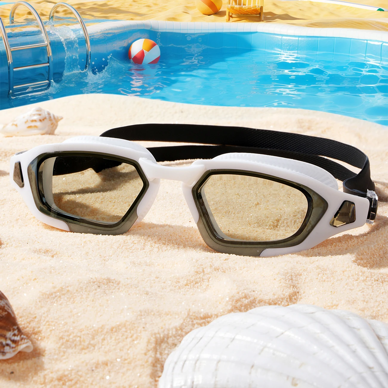 Clear Vision gafas de natación antivaho protección UV impermeables - imagen 4