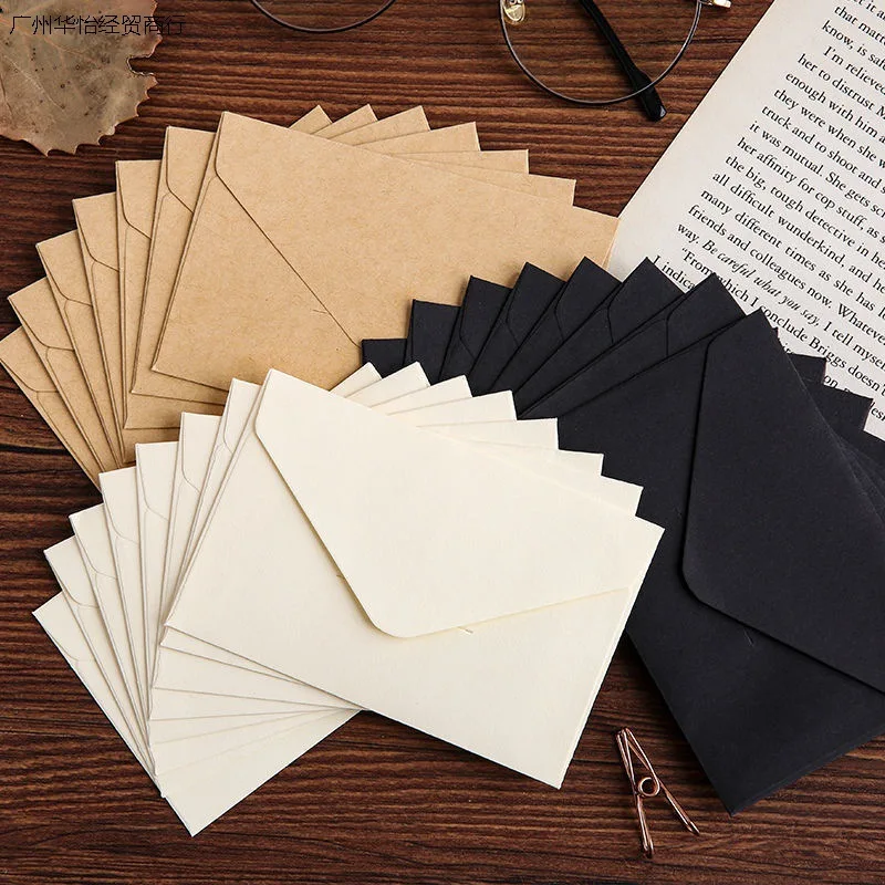 Sobres de papel kraft vintage para invitaciones infantiles - imagen 5