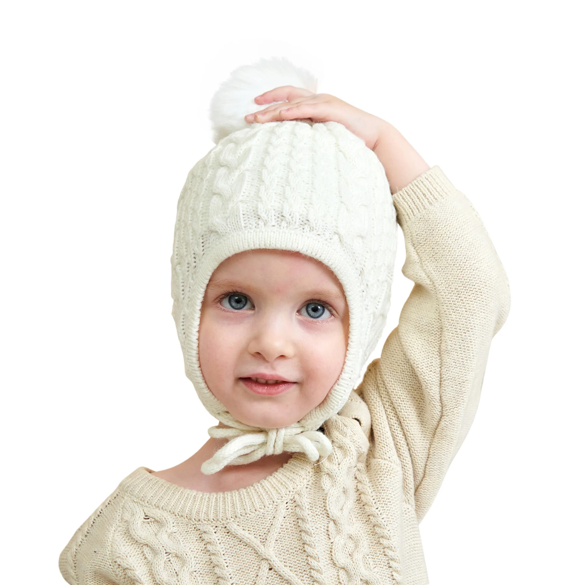 Gorro infantil de color sólido