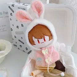 Disfraz de conejo infantil con orejas creativas rosa y azul