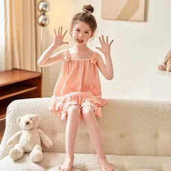 Conjunto pijama verano niñas algodón – Ropa dormir manga corta