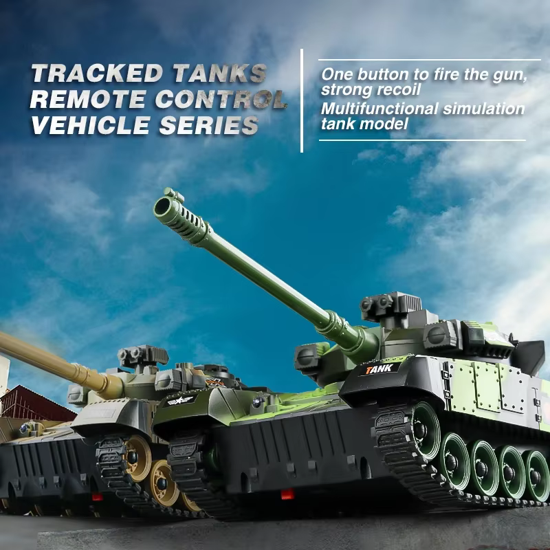 Tanque remoto para ninos - Juguete militar RC M1 Leopard 2 autentico - imagen 4