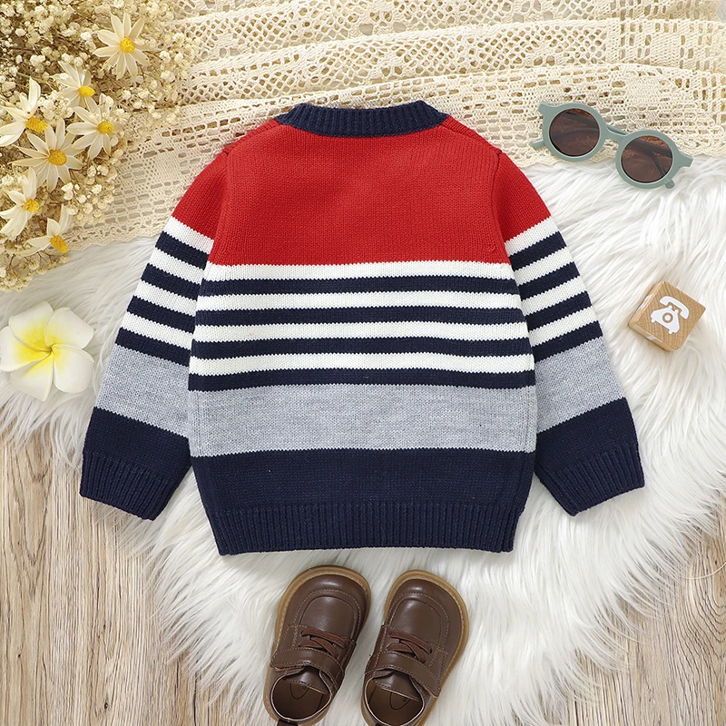 Jersey de bebé invierno con botones en punto y manga larga - imagen 5