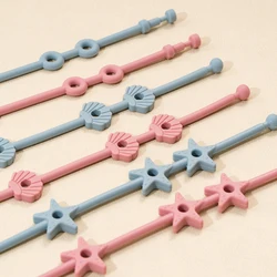 Clip de chupete de silicona Color Kids – Cadena ajustable para bebé