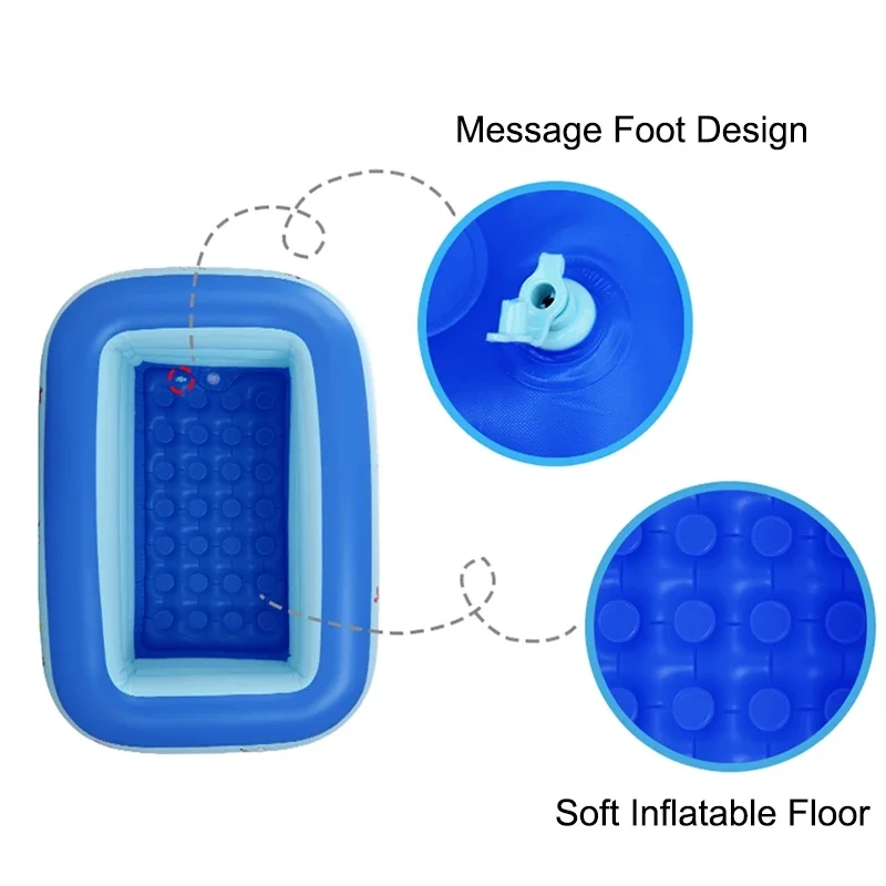 Piscina infantil inflable con marco para juegos de agua - imagen 2