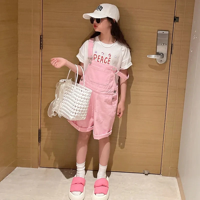 Mono de verano para niña – Algodón suave absorbente con tirantes - imagen 2