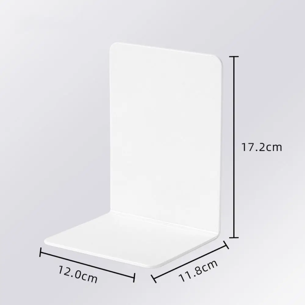 Sujeta libros en forma de L para escritorio, soporte duradero - imagen 4