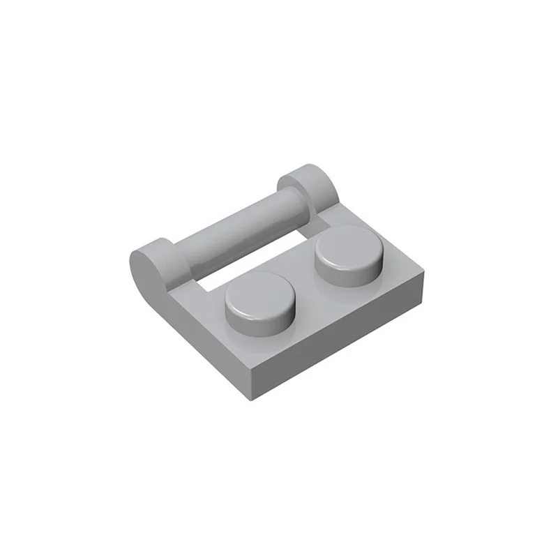 Placa especial 1x2 con mango de barra vista frontal