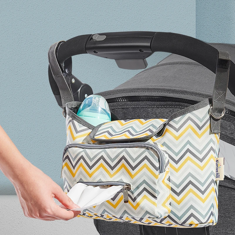 Sunveno Mommy bolso de pañales para cochecito organizador de viaje