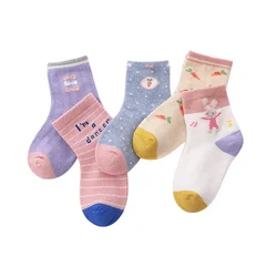 Calcetines de bebé de algodón con dibujos para otoño-invierno