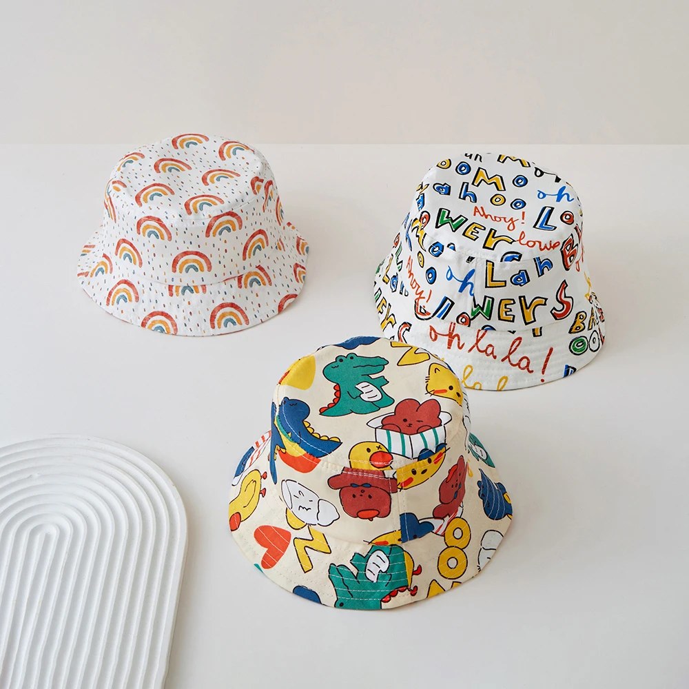 Sombrero de sol Panamá para bebés y niños – gorro cubo playa - imagen 3